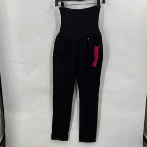 Bellavida Maternity Black NWT Cuffed or Uncuffed Panel Pants Size XL